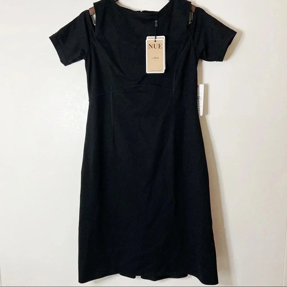 Shani Dress Body Architecture Peek-A-Boo Shoulder Women’s Size 10 NEW NUE S102 - Picture 1 of 16